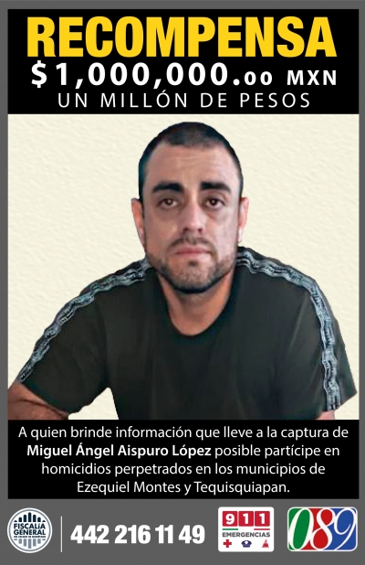 Aispuro López, relacionado con más homicidios en Ezequiel Montes y Tequisquiapan
