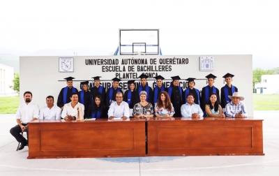 Egresa Segunda Generación de la Prepa UAQ del Campus Concá