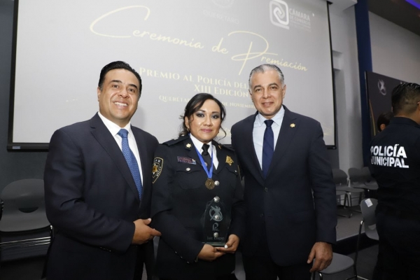 La Policía del Año pertenece a la Policía Municipal de Querétaro