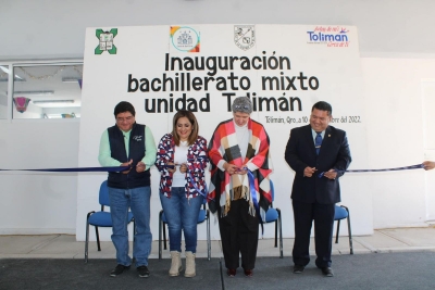 Inauguran Unidad de Bachillerato Mixto UAQ en Tolimán