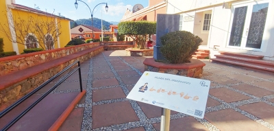 En San Joaquín colocan placas con sistema braille y de señas en sitios turísticos