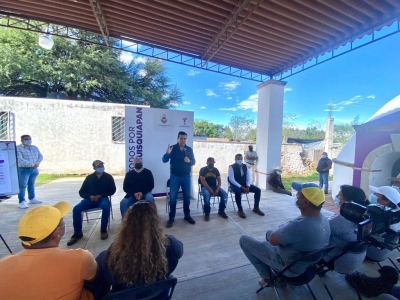    En Tequisquiapan si cumplimos; Toño Mejía entregó rehabilitación de calle en fuentezuelas