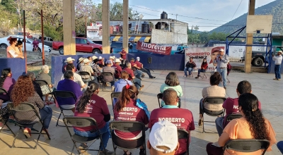 En Tres Lagunas Manifiestan Apoyo a Norberto Jiménez