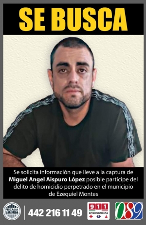 Buscan a presunto asesino.