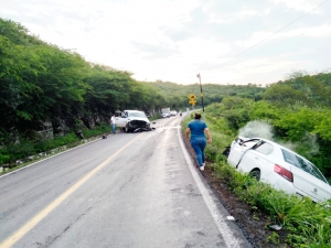 Dos lesionados saldo de accidente