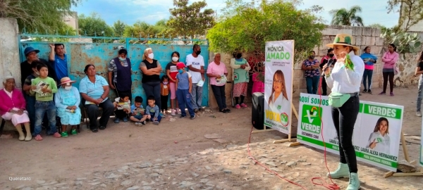 Alexa Hernández lleva propuesta verde de canasta básica a Colón
