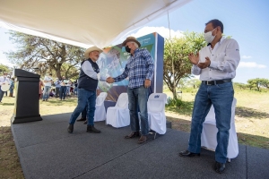 SEDEA y El Marqués entregan la obra de Tecnificación de Riego de la Presa Noradino Rubio “Los Pirules”.