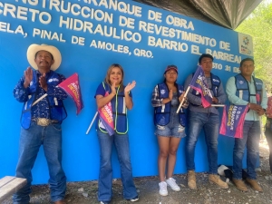 Arranca obra en Río Escanela Lupita Ramírez