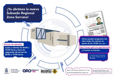 En el C4 Jalpan Arranca oficina para  tramite de Licencias