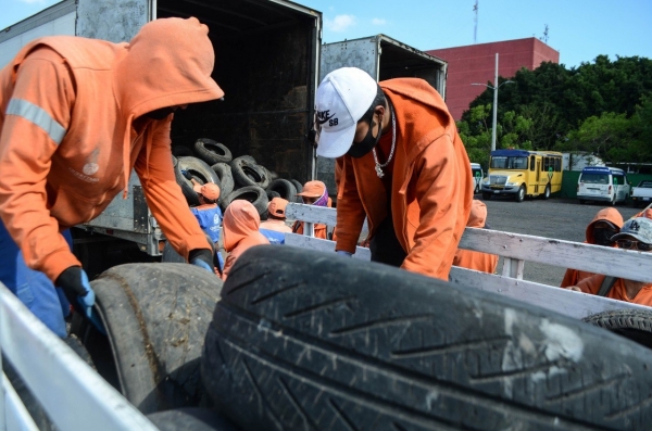 Recolectan 2,500 neumáticos en la Megajornada de acopio de llantas