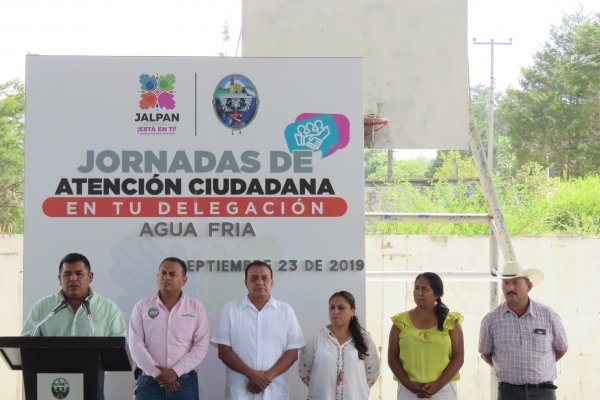 Realizan jornada comunitaria en Agua Fría