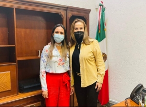 Se reúne Selene Salazar con Secretaria del Instituto de la Vivienda del Estado de Querétaro.