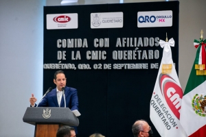 La CMIC un aliado en la construcción de la vía queretana para el porvenir: FDS