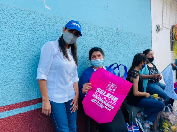 Trabajare en temas como educación, agua y salud, señala Selene Salazar