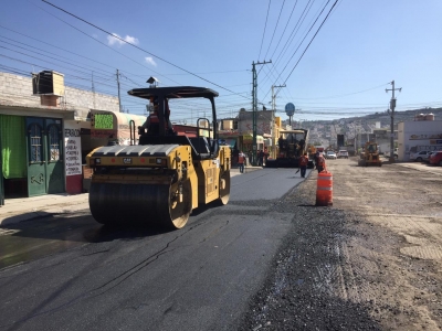 Municipio de Querétaro invierte más de 187 millones de pesos en obras de pavimentación y bacheo.