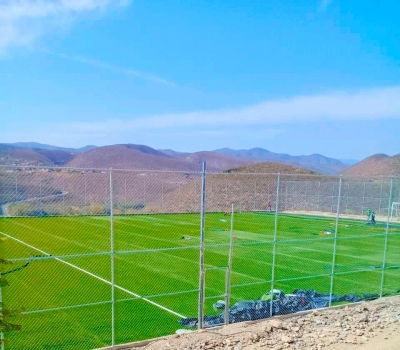 Modernizan Campo de Futbol de San Juanico en Peñamiller