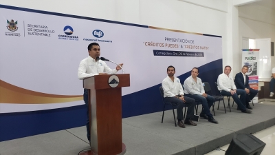 Presentan Créditos Puedes y Créditos NAFIN en Corregidora