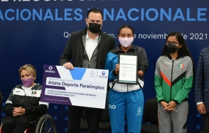 Reconoce Mauricio Kuri a medallistas que participaron en Juegos Nacionales y Paranacionales