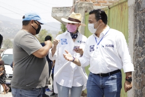 Presenta Luis nava propuestas en San Miguelito, Santa Rosa Jáuregui