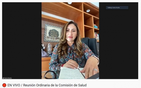 Deja mucho que desear al pueblo de México la Comisión de Salud en San Lázaro: Sonia Rocha