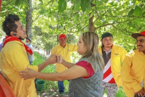 Reconoce Lupita Ramírez a brigadistas