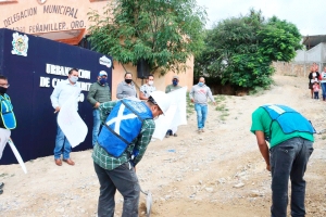 Pavimentan Calles en Camargo y Agua Caliente en Peñamiller