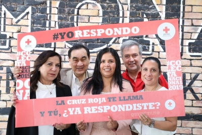 Colón asume compromisos con la Cruz Roja Mexicana