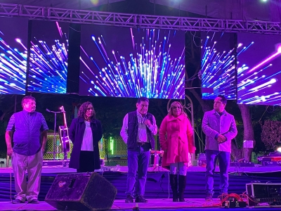 Clausura Lupita Ramírez Fiestas de Ahuacatlán en honor de la Virgen de Guadalupe