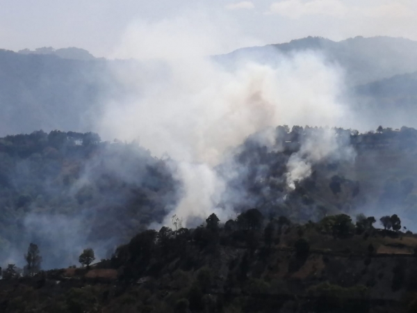 Incendio de Pinal 80% controlado