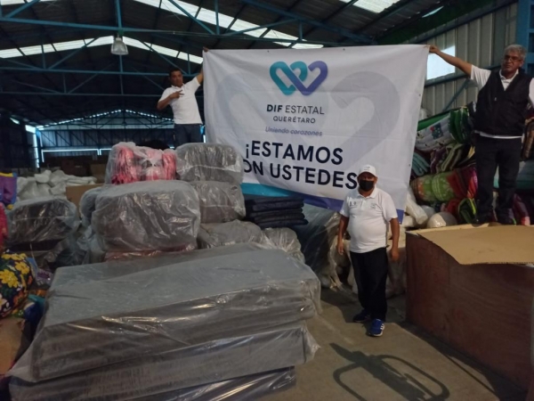 Se solidariza Sistema Estatal DIF con los damnificados de Oaxaca