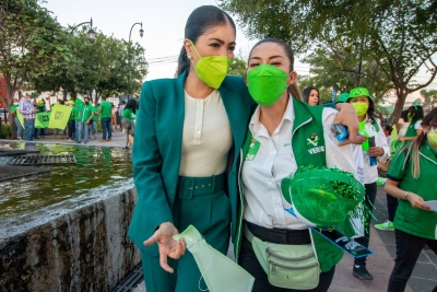 El Partido Verde ya ganó en Querétaro: Katia Reséndiz