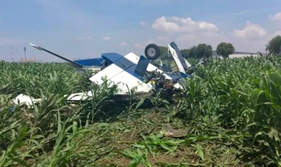 Se desploma avioneta en Colón; hay dos muertos.