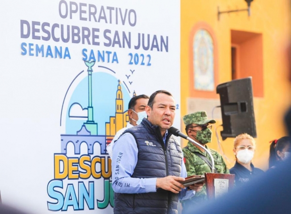 Roberto Cabrera arranca “Operativo Descubre San Juan, Semana Santa 2022”