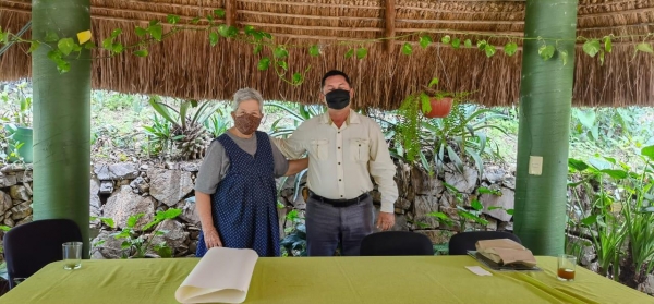 Reunión fructifera de Payín Muñoz con Pati Ruíz Corzo