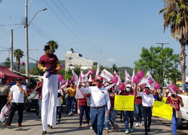 Encabeza Norberto Jiménez caminata “la Esperanza de Landa”