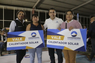 Entregan 300 calentadores solares en cuatro colonias de Corregidora   