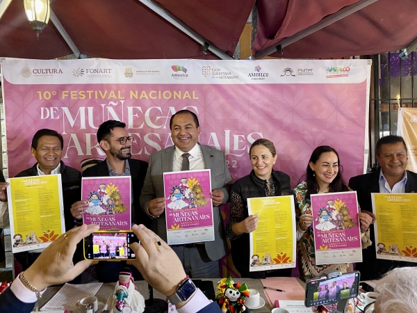 Será una celebración histórica el 10º Festival Nacional de Muñecas Artesanales Amealco 2022.