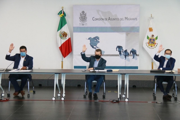 Comisión de Asuntos del Migrante aprobó exhorto para tener listos los protocolos necesarios con motivo de la pandemia y recibir a las caravanas de migrantes