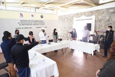 Bertha Elisa Pedraza Serrato Preside el Consejo Municipal de Participación Ciudadana en Jalpan de Serra