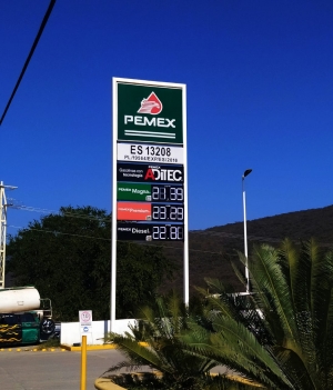 Supera los 21 pesos el precio de la gasolina en la Sierra