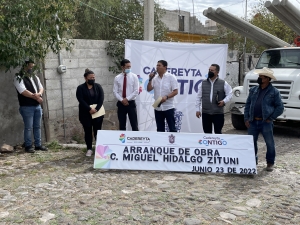 Dan arranque de obras en Cadereyta