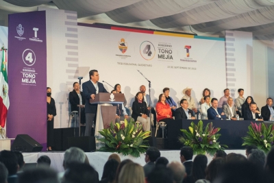Presenta Toño Mejía su 4to informe de gobierno