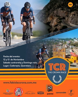 Carrera ciclista &quot; The Crown Race&quot; en Cadereyta 