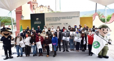 Arranca el programa Héroes Paisanos-Operativo Invierno 2021 en apoyo a migrantes queretanos.