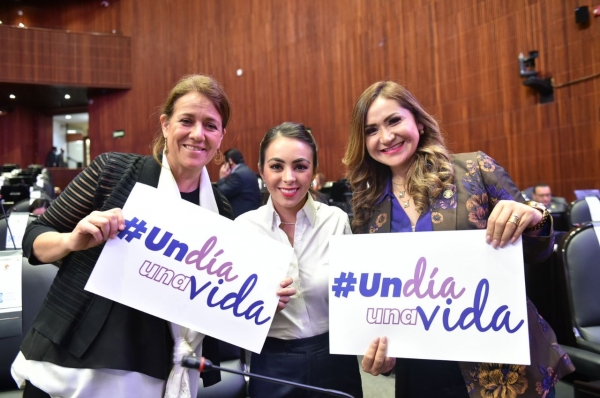 Sonia Rocha presenta iniciativa “Un día, una vida”