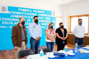 Realizan reunión interinstitucional de educación en Pinal de Amoles