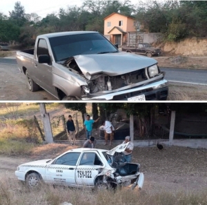 Chocan en la recta del Lindero