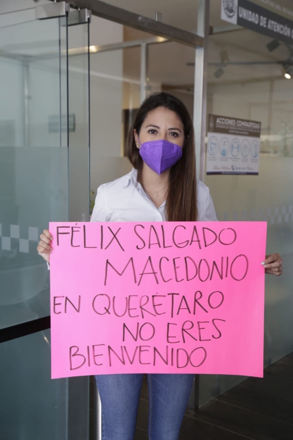 Daniela Salgado pugna para que Congreso queretano declare persona “non grata” a Félix Salgado Macedonio