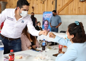 Agustín Dorantes entrega resultados a panistas del Distrito XIII