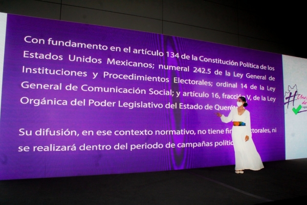 Connie Herrera presenta su Informe  Uno, Dos, Tres de Resultados Legislativos